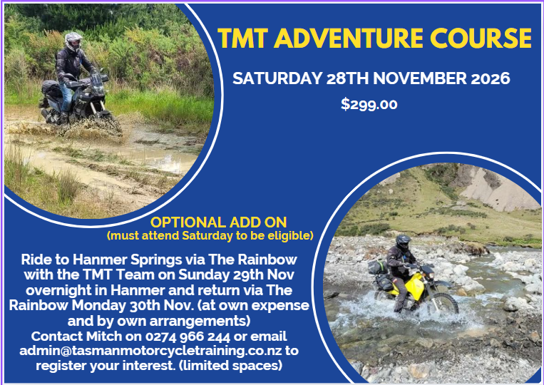TASMAN MOTORCYCLE TRAINING